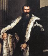 Paolo Veronese Portrait of a Gentleman in a Fur Sweden oil painting artist